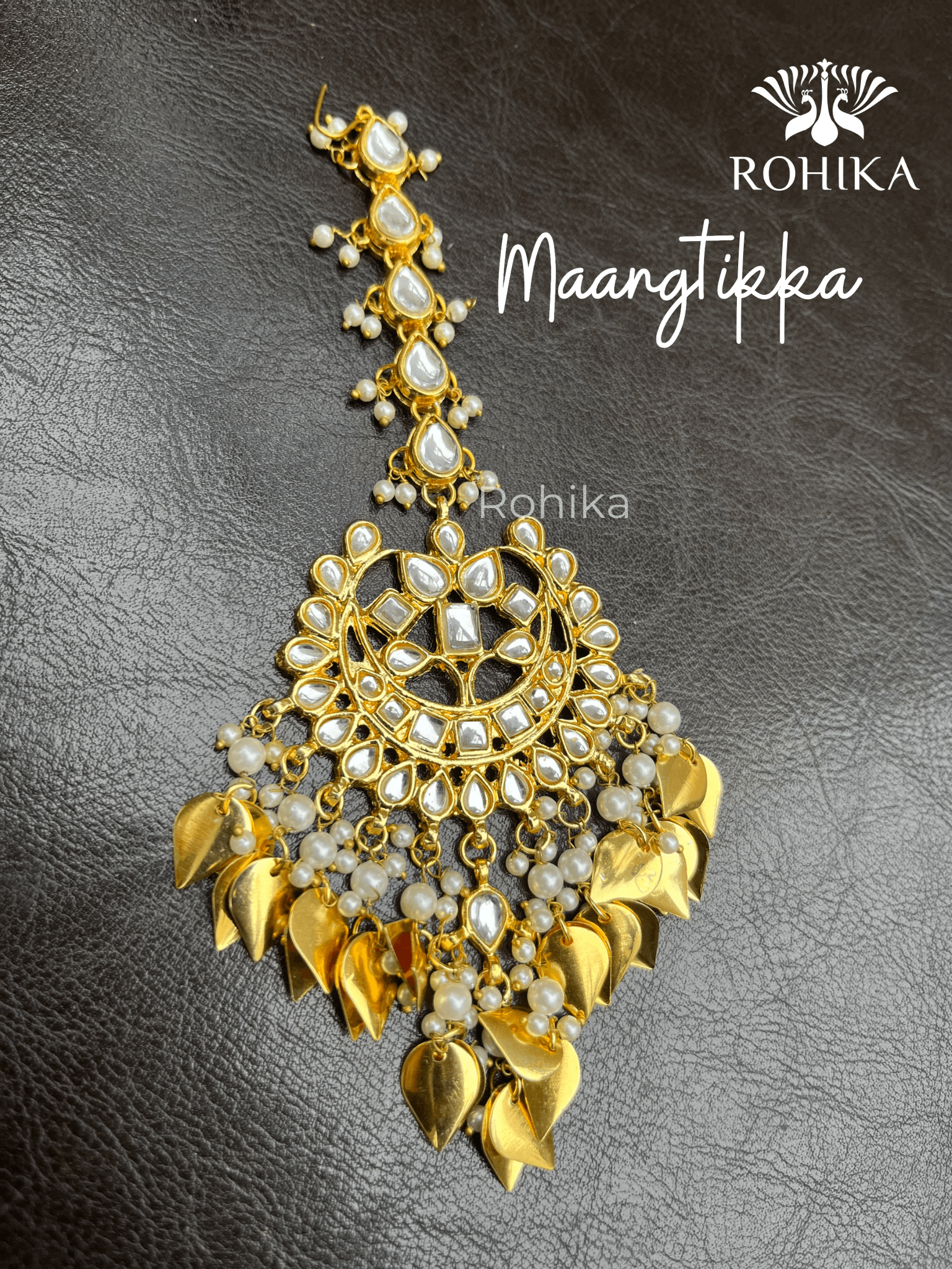 Pipal patti 2025 gold necklace